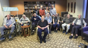 Men supporting men at Wyndham Lodge