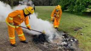 Careless campfire warning for Cup weekend