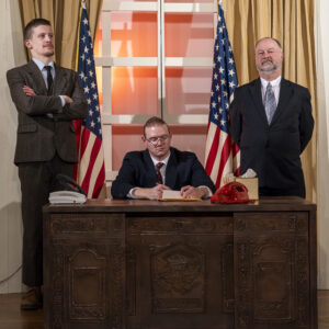 Political play entertains