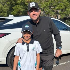 Local kid bowls out cricket superstar’s son