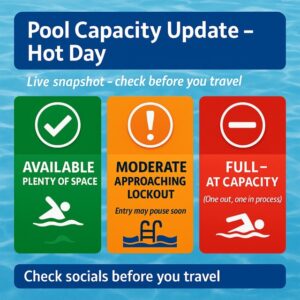 Pool traffic light system launched