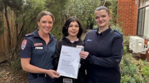 Twelve-year old recognised for bravery